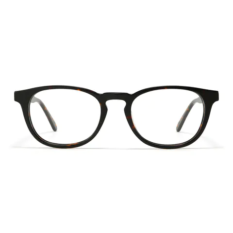 Oval Tortoiseshell Eyeglasses