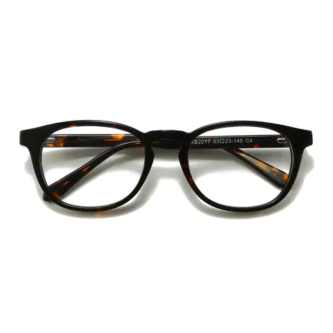 Oval Tortoiseshell Eyeglasses