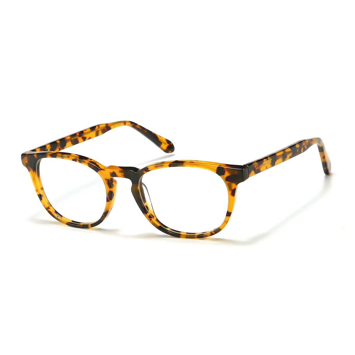 Oval Brown/Tortoiseshell Eyeglasses