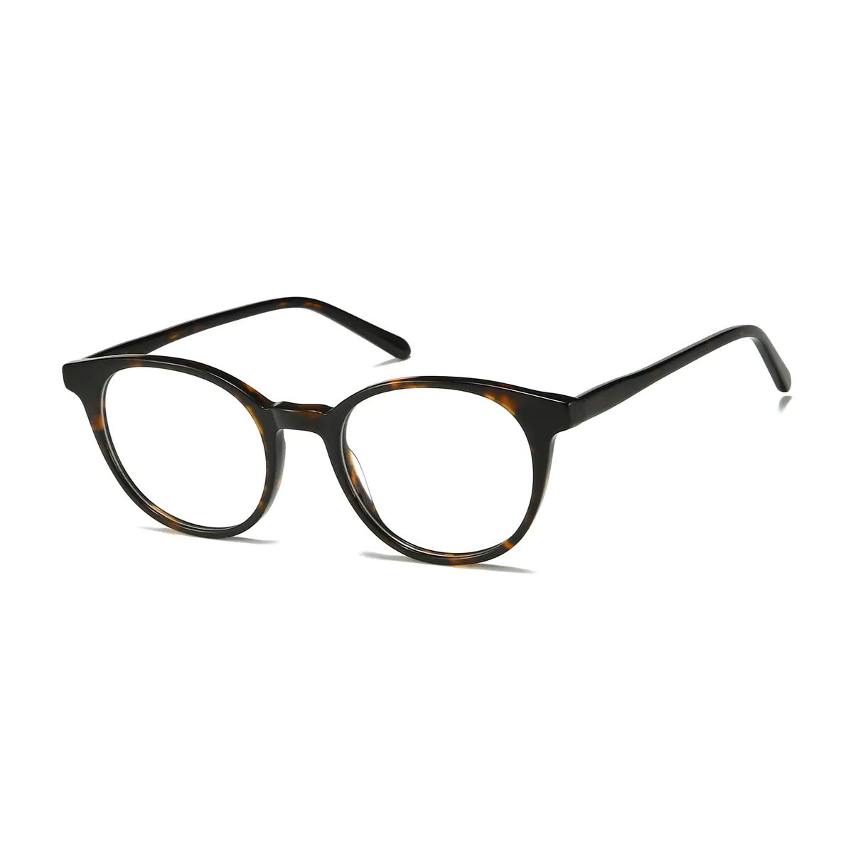 Oval Tortoiseshell Eyeglasses