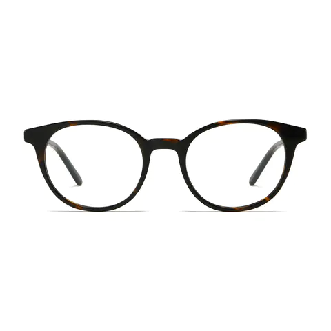 Oval Tortoiseshell Eyeglasses