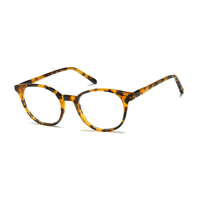 Oval Brown/Tortoiseshell Eyeglasses