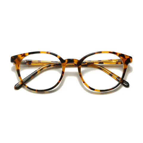 Oval Brown Tortoiseshell