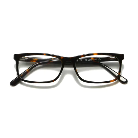 Rectangle Tortoiseshell Eyeglasses