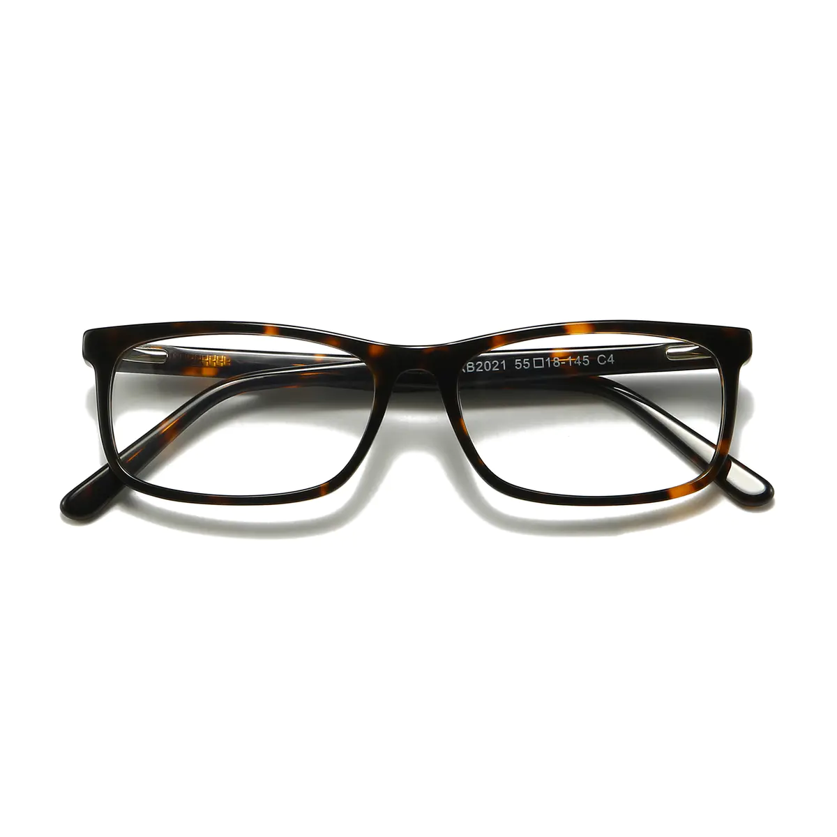 Rectangle Tortoiseshell Eyeglasses
