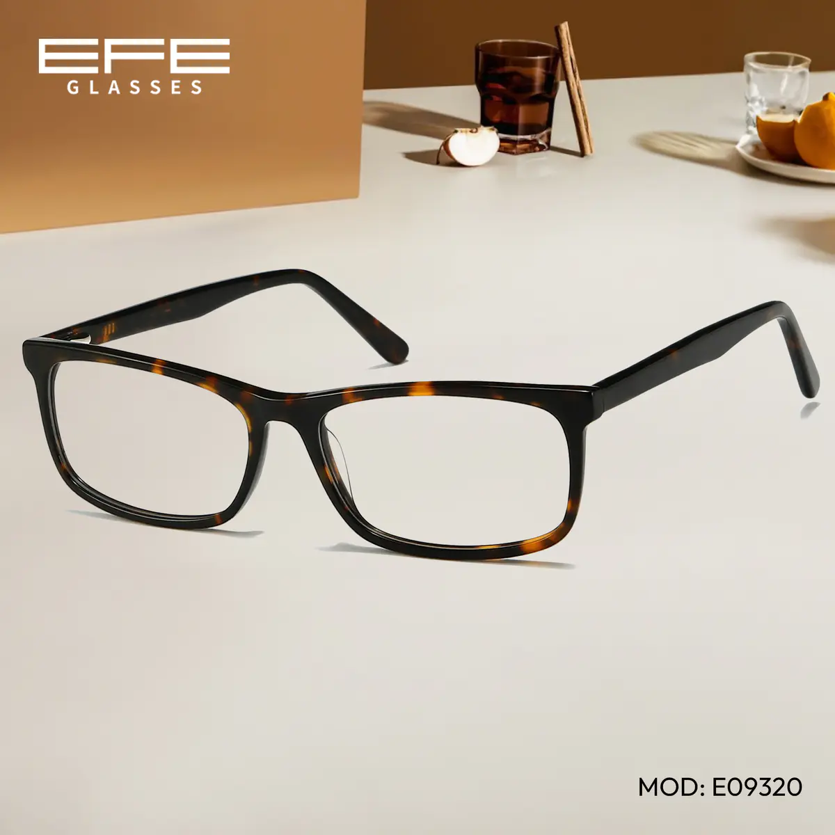 Rectangle Tortoiseshell Eyeglasses