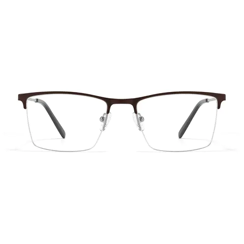 Browline Brown Eyeglasses