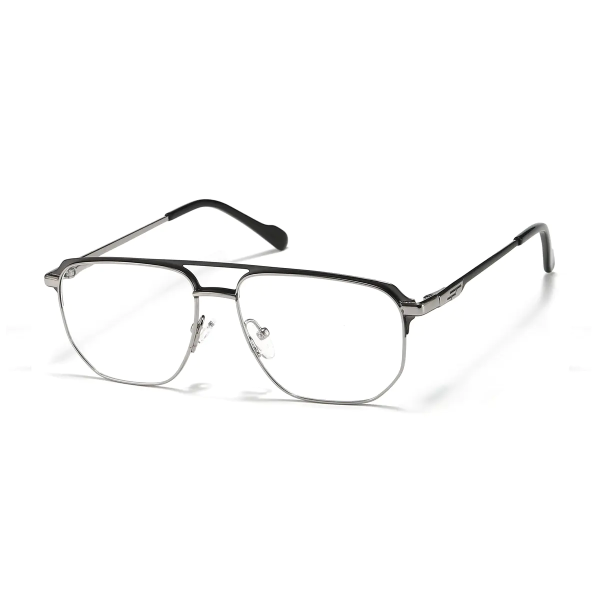 Browline Gun Eyeglasses