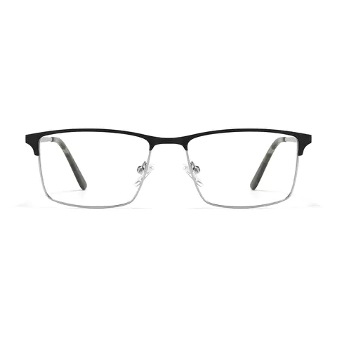 Browline Black Silver