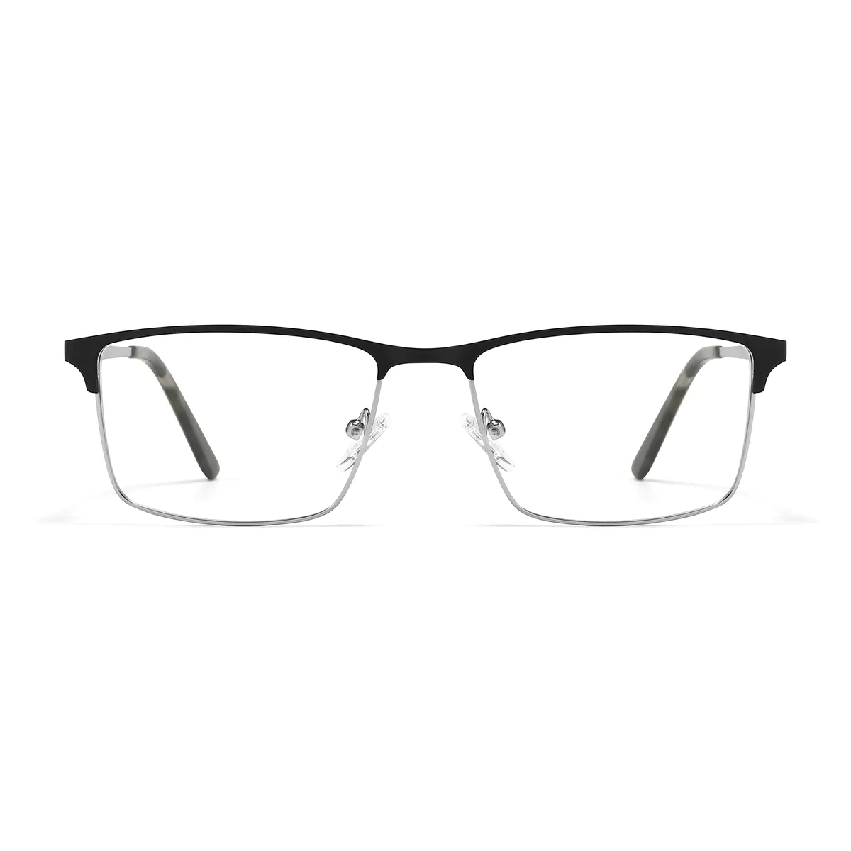 Browline Black Silver