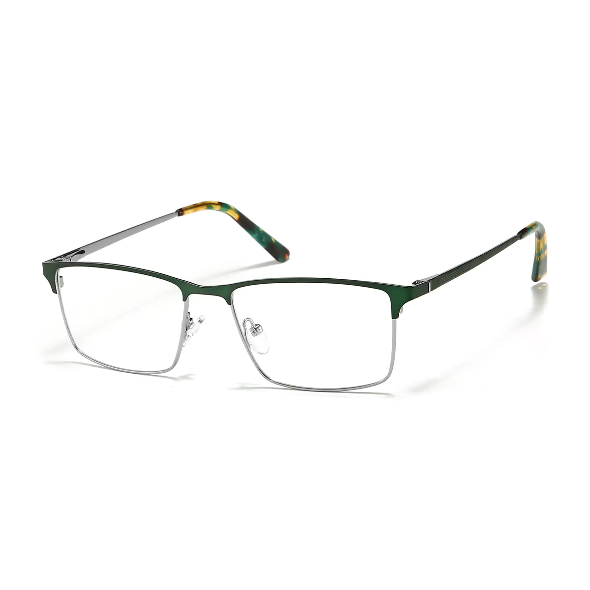 Browline Green Eyeglasses