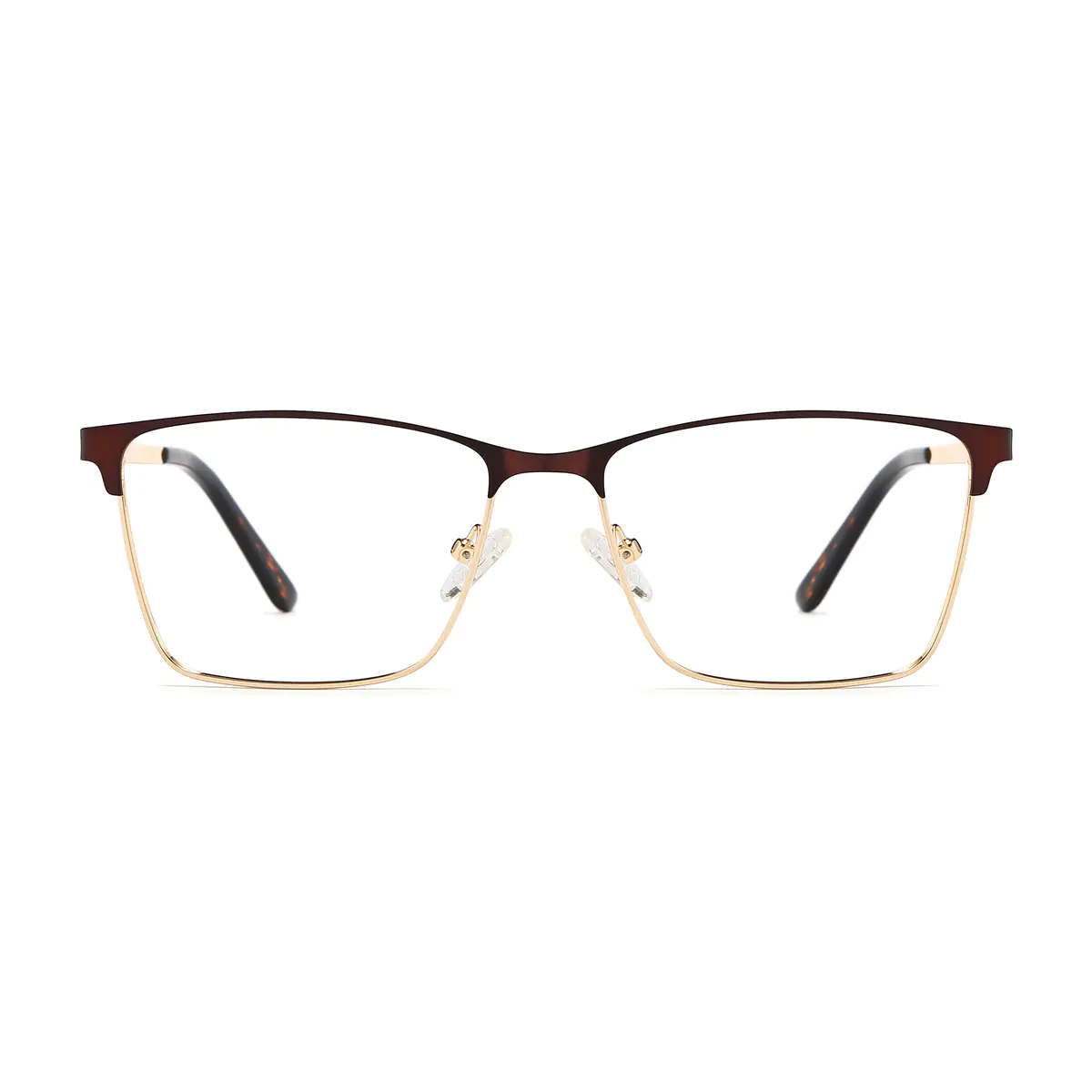 Browline Brown Eyeglasses