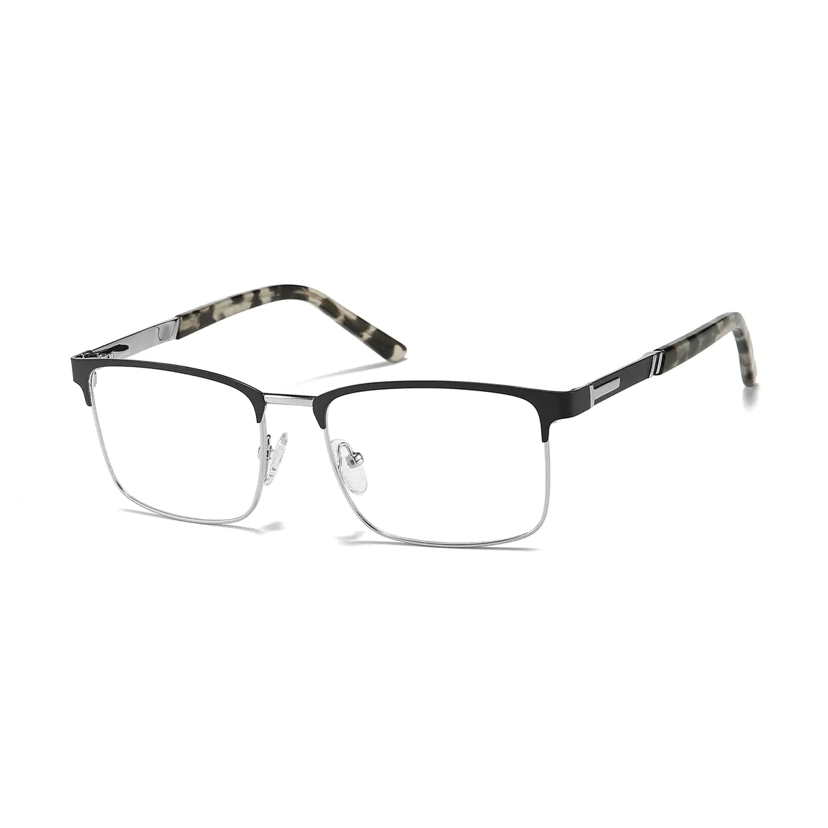 Browline Gun Eyeglasses