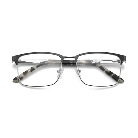 Browline Gun Eyeglasses