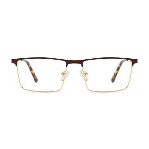 Browline Gold Eyeglasses