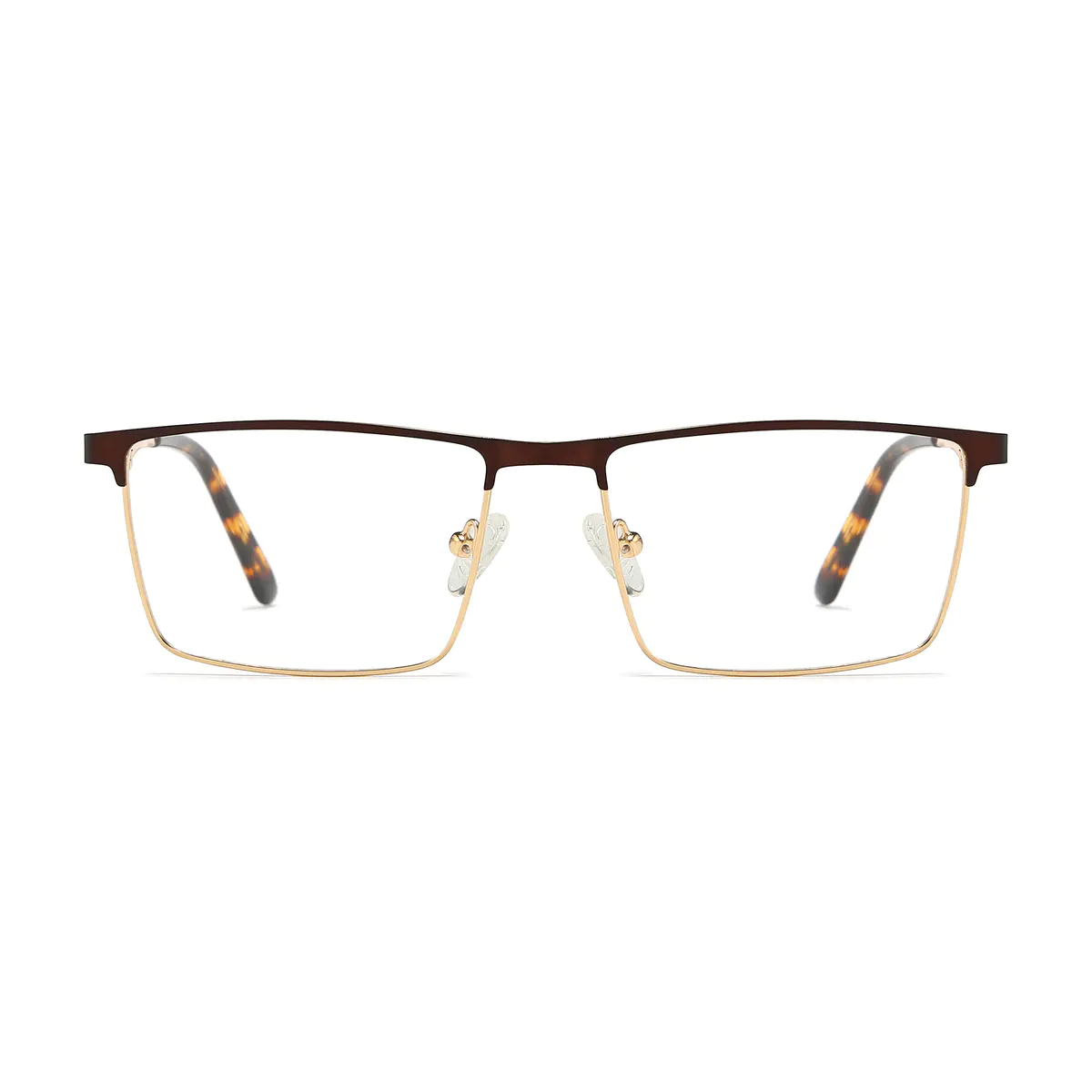 Browline Gold Eyeglasses
