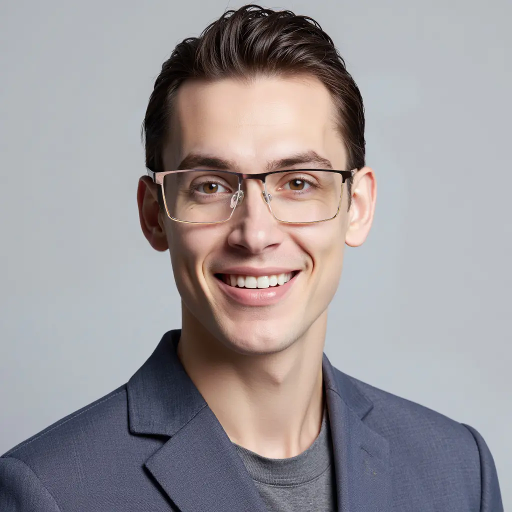 Browline Gold Eyeglasses