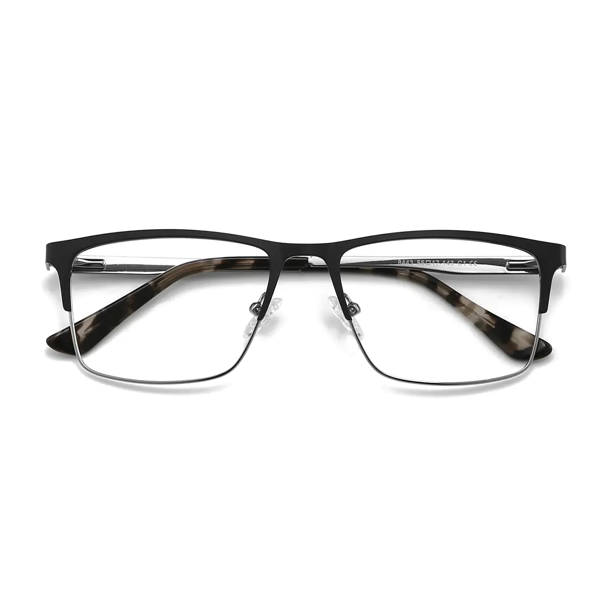 Rectangle Black Eyeglasses