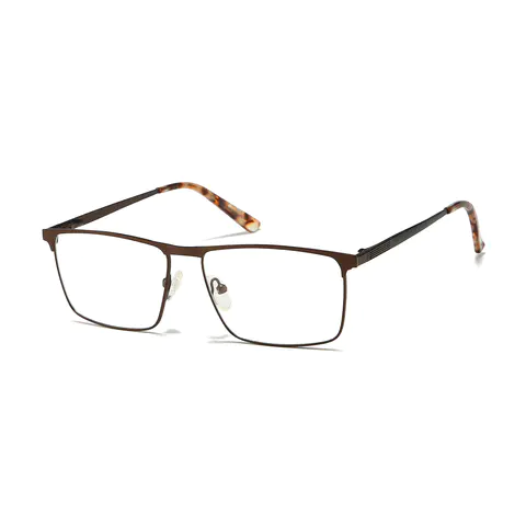Browline Rectangle Brown