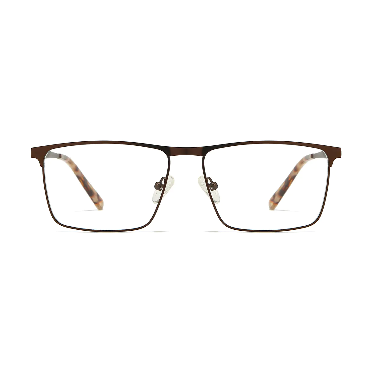 Browline Rectangle Brown
