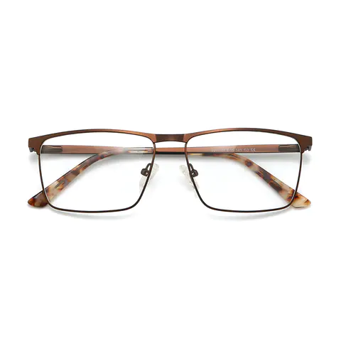 Browline Rectangle Brown