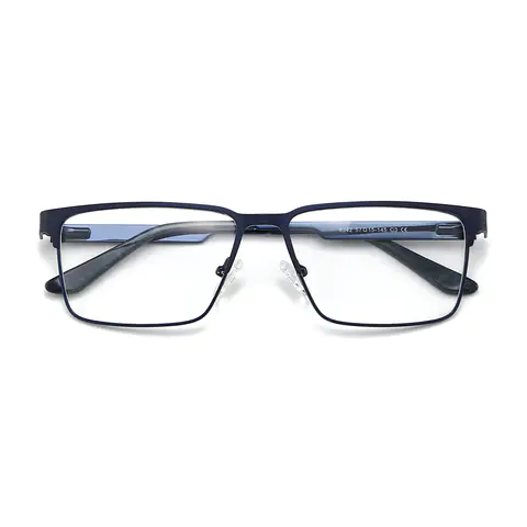 Browline Rectangle Blue