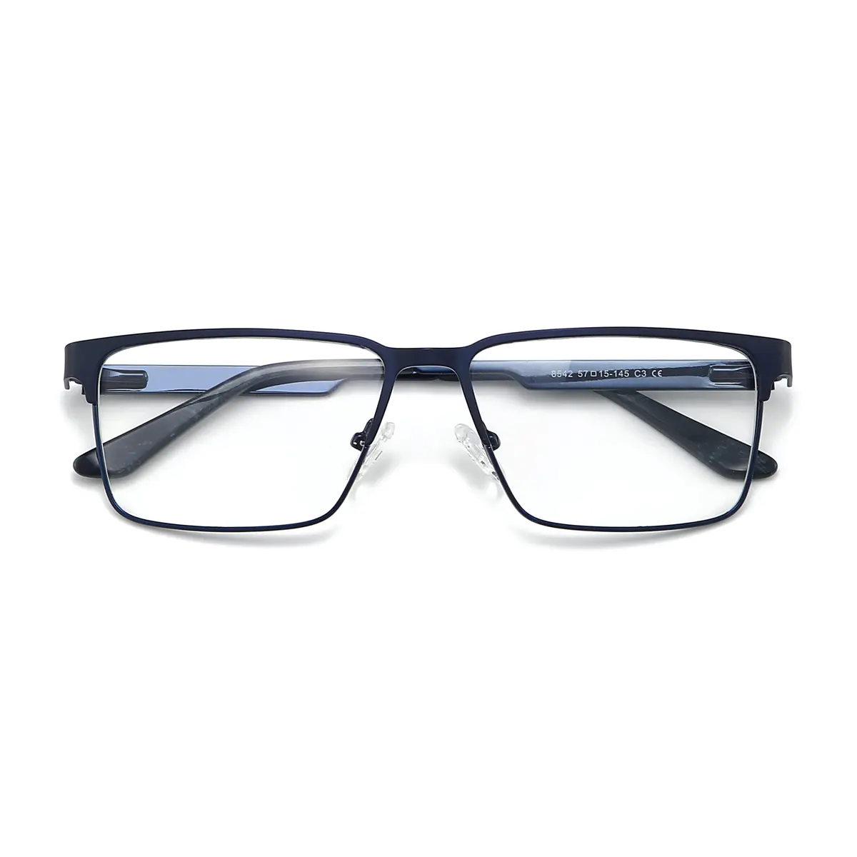 Browline Rectangle Blue