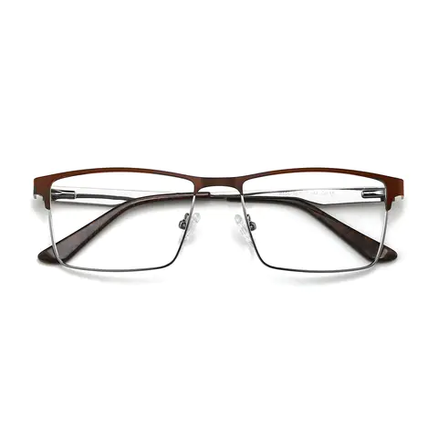 Browline Brown Eyeglasses