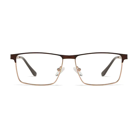 Browline Rectangle Brown