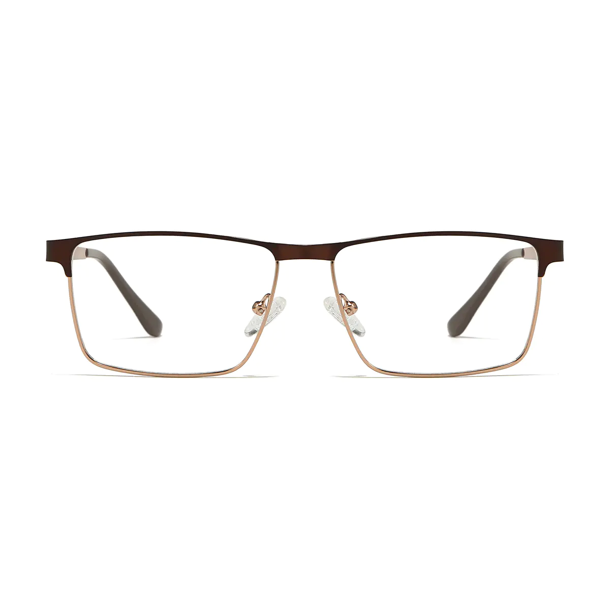 Browline Rectangle Brown