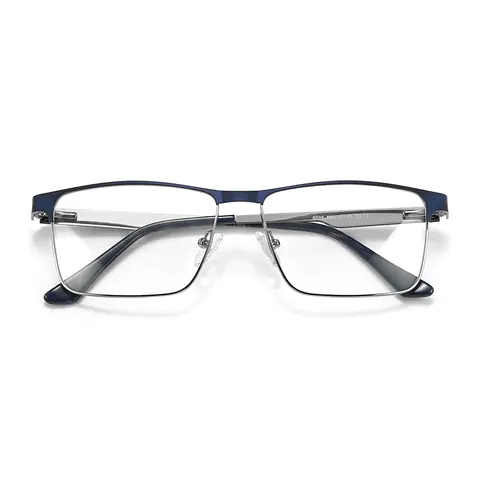 Browline Rectangle Blue