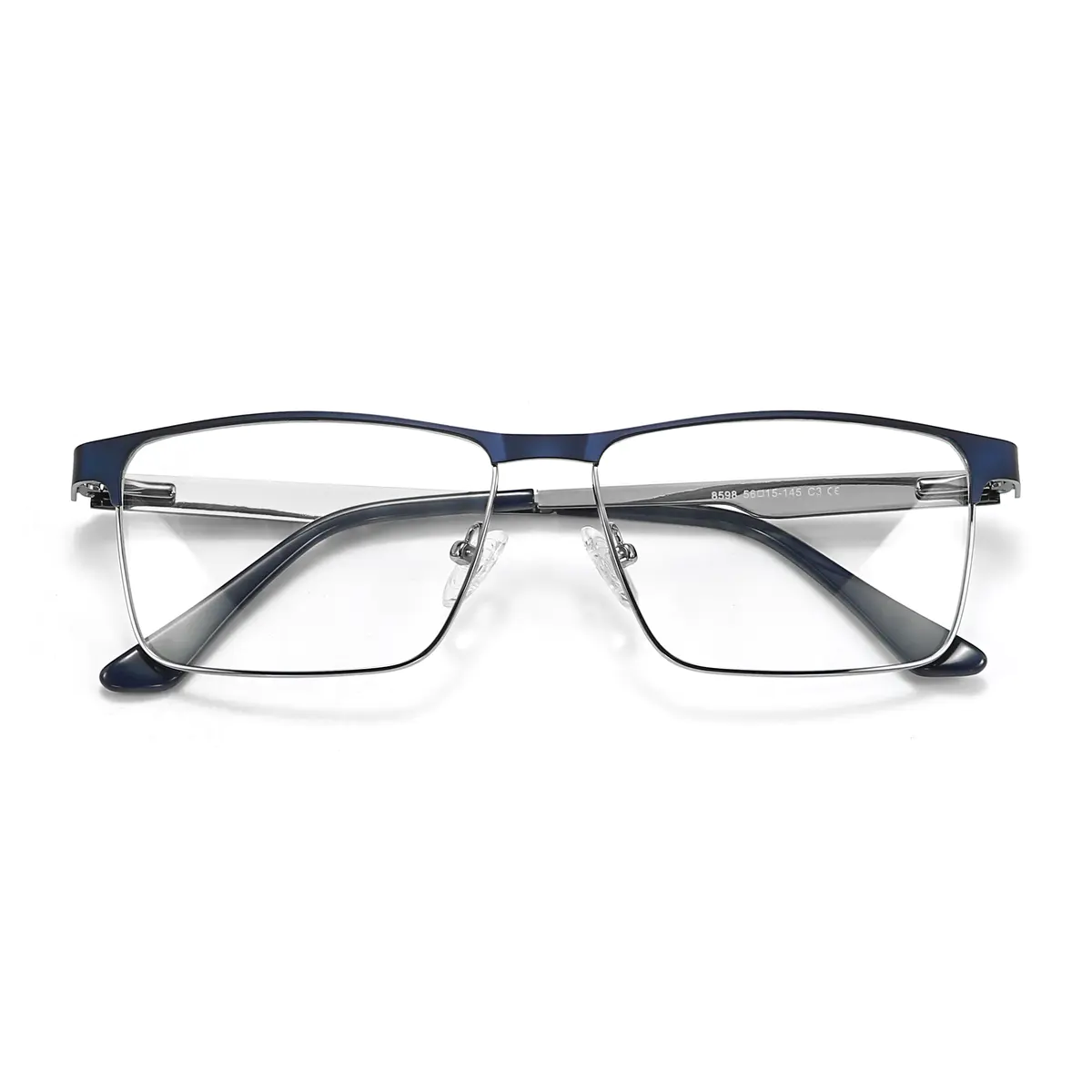 Browline Rectangle Blue