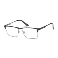 Rectangle Gray Eyeglasses