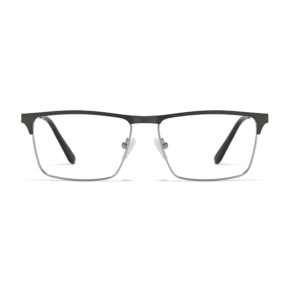 Rectangle Gray Eyeglasses