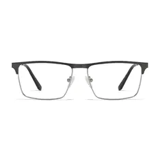 Rectangle Gray Eyeglasses