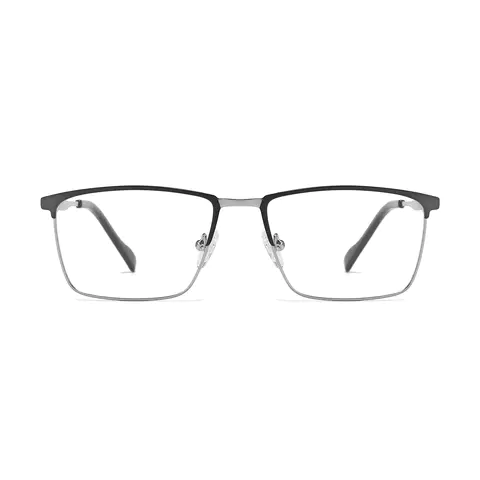 Rectangle Black Silver