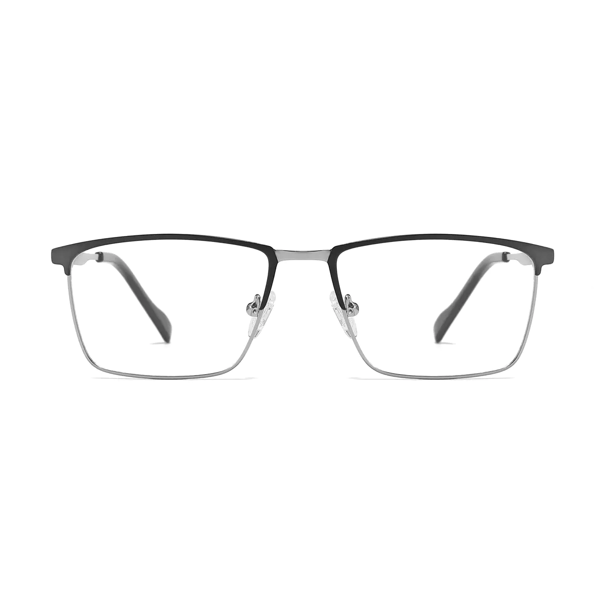 Rectangle Black Silver