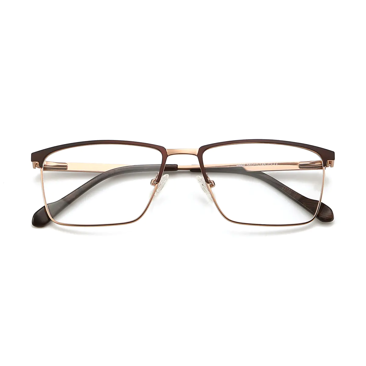 Rectangle Brown Gold