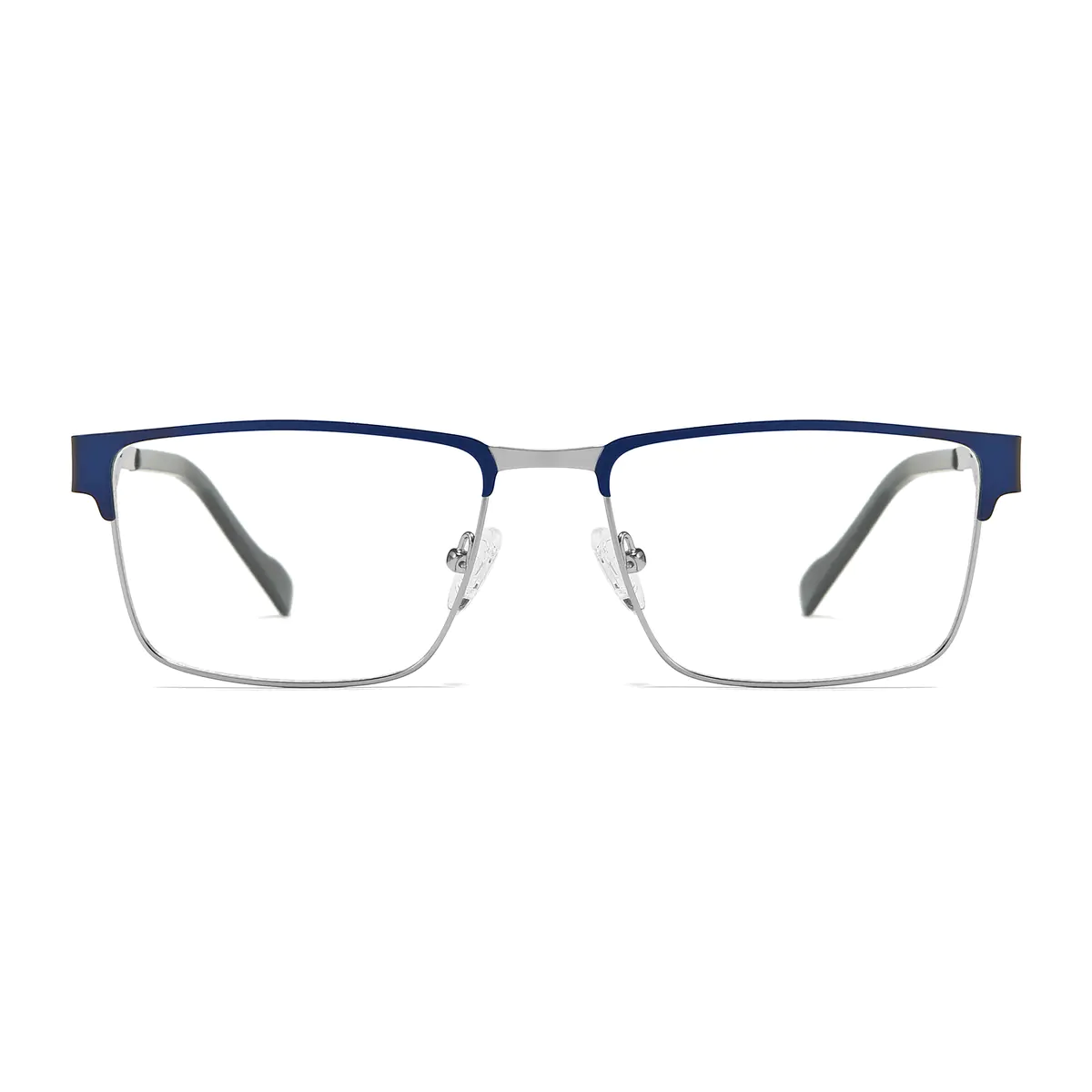 Rectangle Blue Eyeglasses