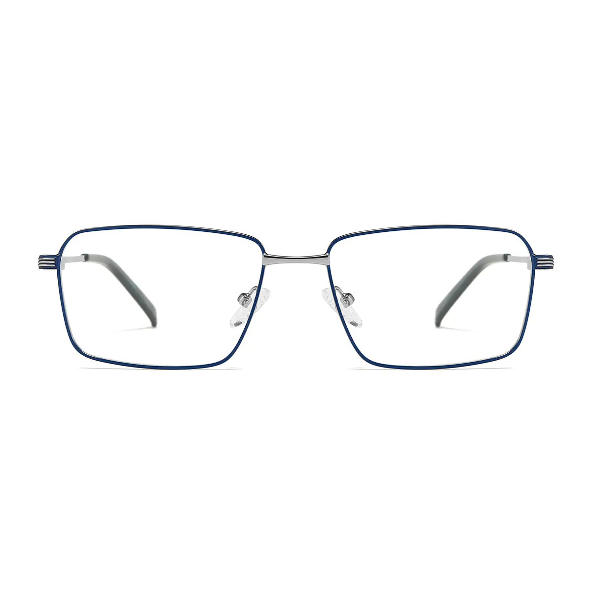 Rectangle Blue Eyeglasses