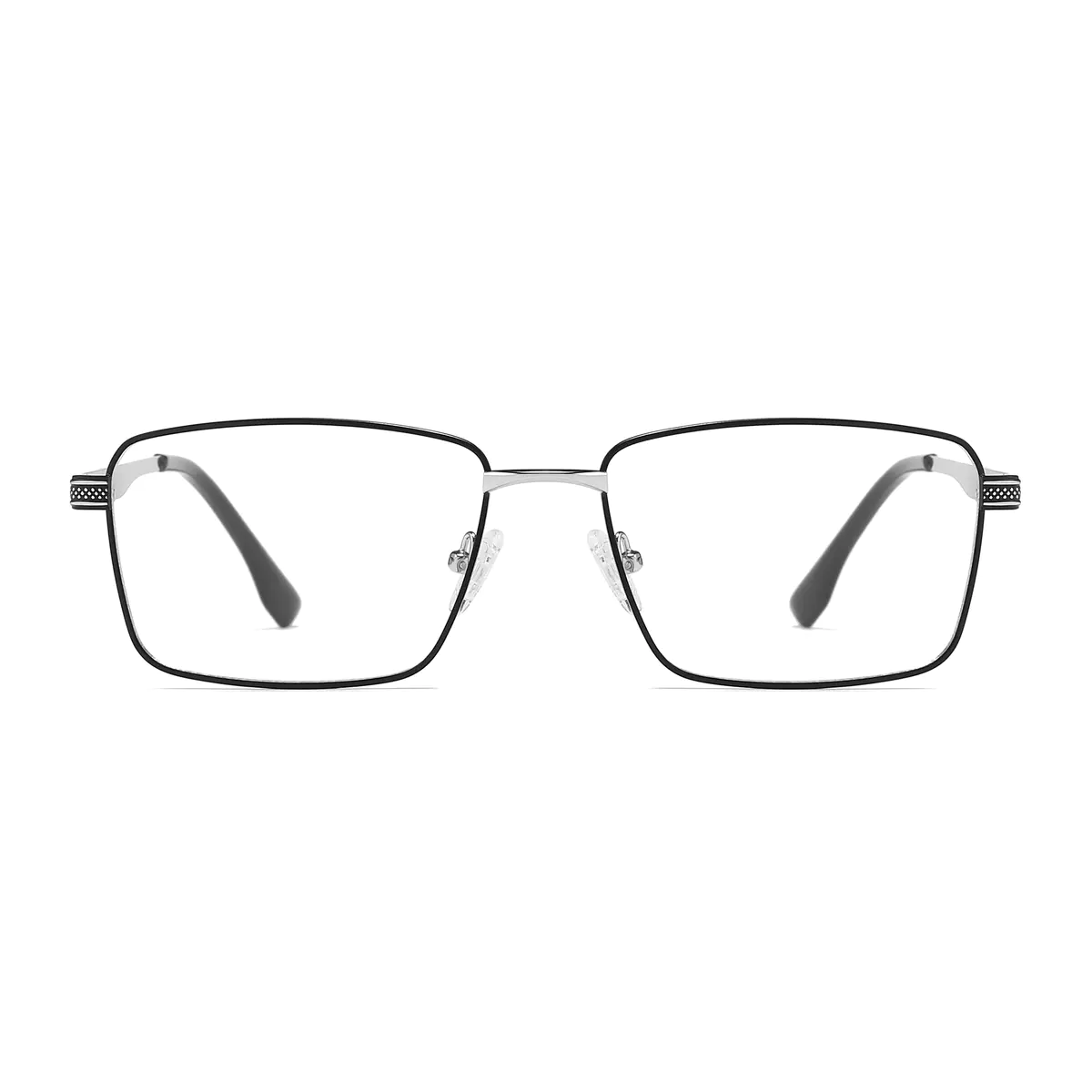 Rectangle Black Silver