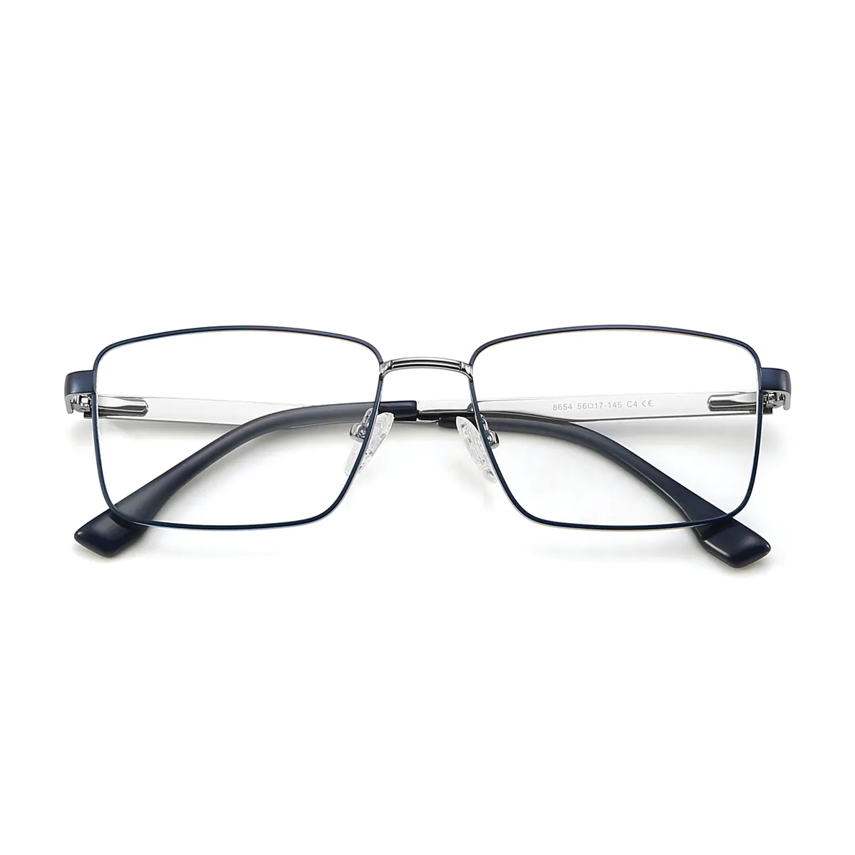 Rectangle Blue Eyeglasses