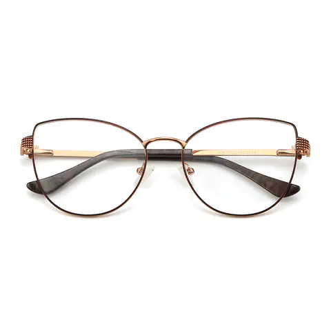 Oval Cat-eye Brown