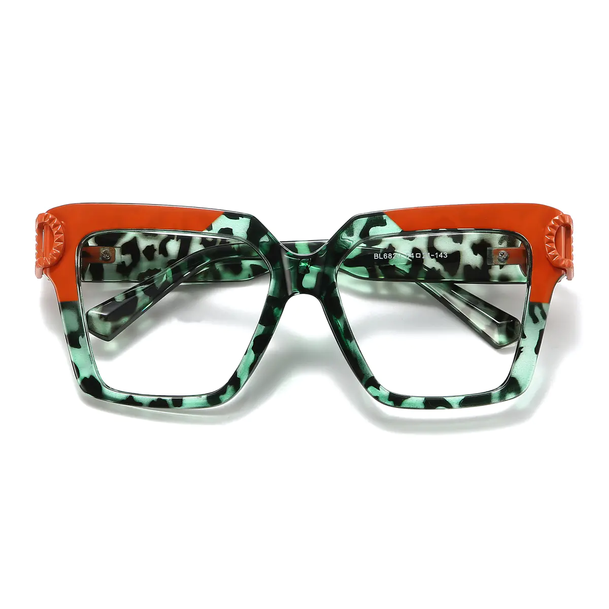 Square Red Eyeglasses