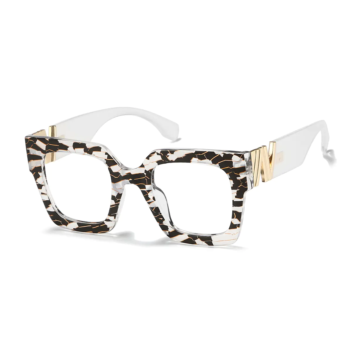 Square Black/Clear Eyeglasses