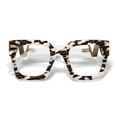 Square Black/Clear Eyeglasses