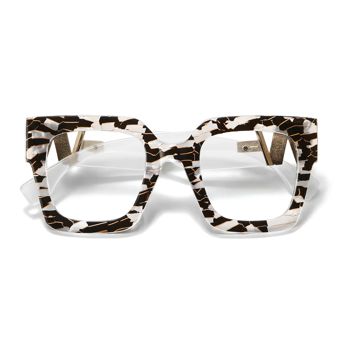 Square Black/Clear Eyeglasses