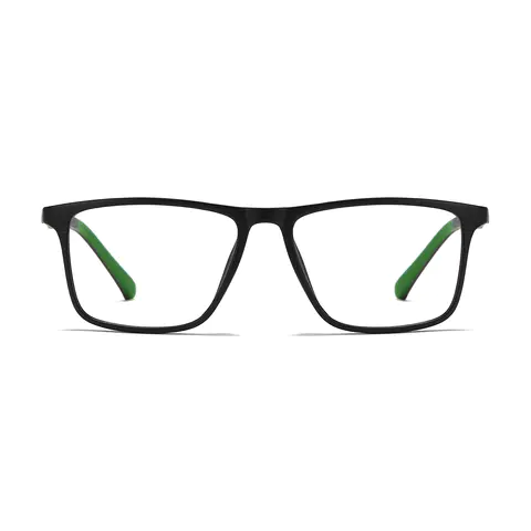 Rectangle Black Green