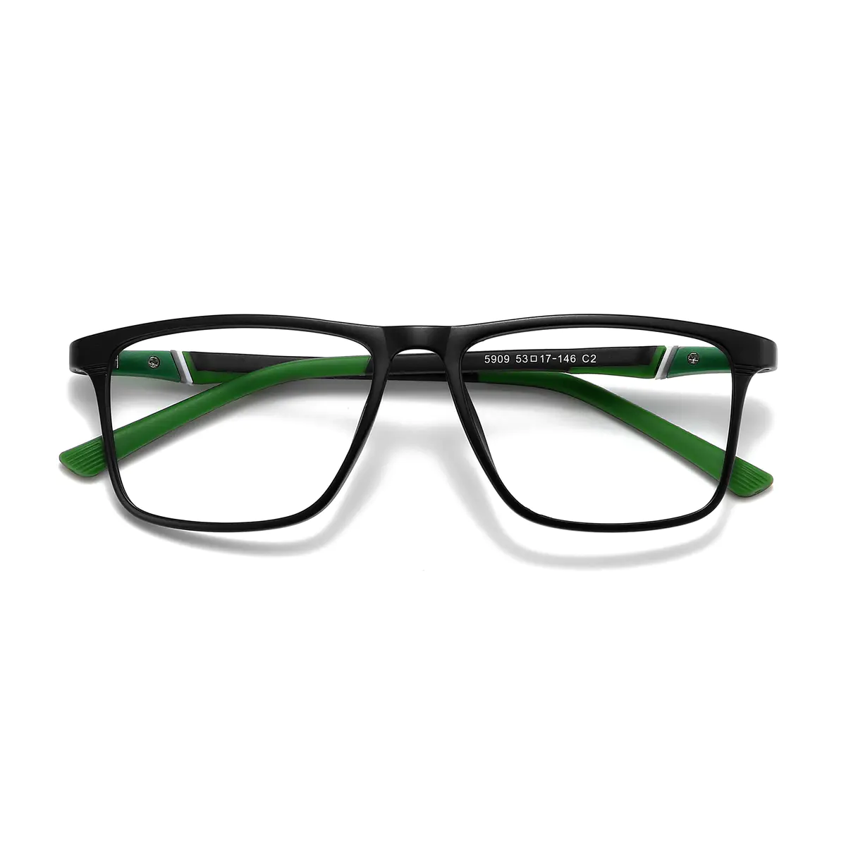 Rectangle Black Green