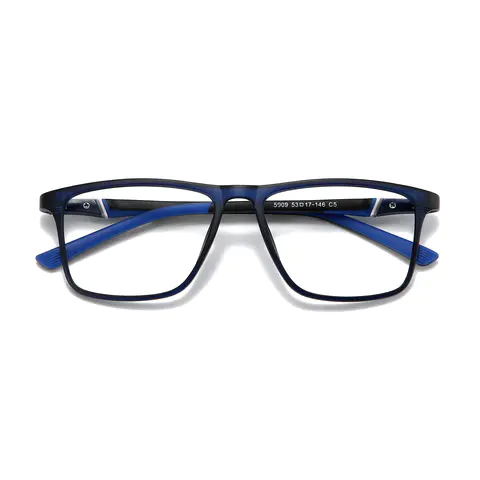 Rectangle Black Blue